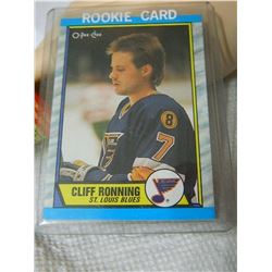 ROOKIE HOCKEY CARD - CLIFF RONNING - ST LOUIS BLUES - #45 - CONDITION - NEAR MINT