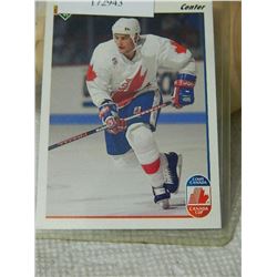 ROOKIE HOCKEY CARD - ERIC LINDROS - CENTER - #9 - CONDITION - NEAR MINT