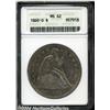 Image 1 : 1860-O $1 MS62 ANACS.