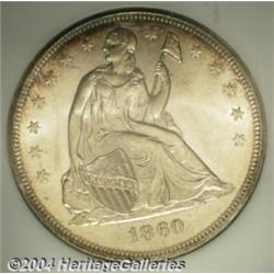 1860-O $1 MS66 NGC.