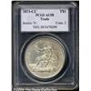 Image 1 : 1873-CC T$1 AU58 PCGS.
