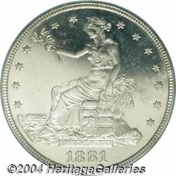 1881 T$1 PR65 Deep Cameo PCGS.