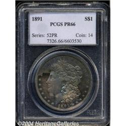 1891 $1 PR66 PCGS.