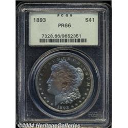 1893 $1 PR66 PCGS.