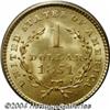 Image 2 : 1851 G$1 MS65 PCGS.