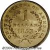 Image 2 : 1853 G$1 MS66 PCGS.
