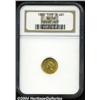 Image 1 : 1854 G$1 Type Two AU58 NGC.