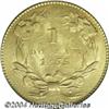 Image 2 : 1855 G$1 MS62 PCGS.