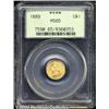Image 1 : 1889 G$1 MS65 PCGS.