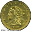 Image 1 : 1858-C $2 1/2 MS63 PCGS.