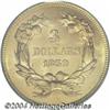 Image 2 : 1859 $3 MS63 PCGS.