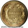 Image 2 : 1884 $3 PR62 Cameo PCGS.