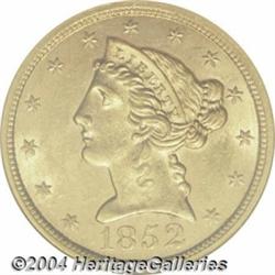 1852 $5 MS62 NGC.