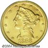 Image 1 : 1858-D $5 AU53 PCGS.