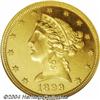 Image 1 : 1899 $5 PR64 Cameo NGC.