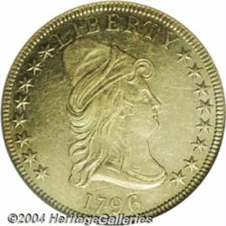 1796 $10 AU58 NGC.