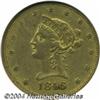 Image 1 : 1846/5-O $10 AU50 NGC.