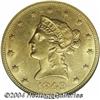Image 1 : 1849 $10 MS62 NGC.