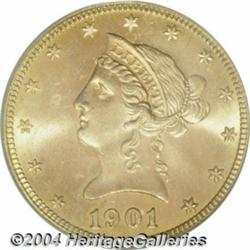 1901-S $10 MS65 PCGS.