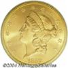 Image 1 : 1857-S $20 MS64 PCGS.