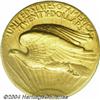 Image 2 : 1907 $20 High Relief, Wire Rim MS62 PCGS.