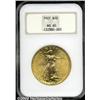 Image 1 : 1927 $20 MS65 NGC.