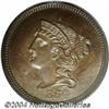 Image 1 : 1854 P1C One Cent, Judd-160, Pollock-187, R.4, PR65 Brown PCGS.