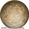 Image 2 : 1859 P50C Half Dollar, Judd-240, Pollock-296, R.5, PR65 Red and Brown PCGS.