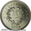 Image 2 : 1869 10C Standard Silver Ten Cents, Judd-708, Pollock-787, R.5, PR64 NGC.