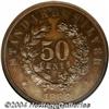 Image 2 : 1869 50C Standard Silver Half Dollar, Judd-745, Pollock-826, Low R.7, PR65 Brown NGC.