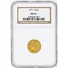 Image 1 : 1911 $2 1/2 Indian Head Quarter Eagle Gold Coin NGC MS61