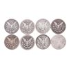 Image 2 : Lot of (8) Pre 1921 $1 Morgan Silver Dollar Coins