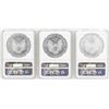 Image 2 : Lot of 2004-2006 $1 American Silver Eagle Coins NGC MS69