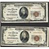 Image 1 : Lot of (2) 1929 $20 The Federal Reserve Bank of San Francisco Notes