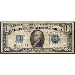 1934A $10 Silver Certificate Note