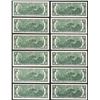 Image 2 : District Set of (12) 1976 $2 Federal Reserve Notes Uncirculated