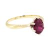 Image 1 : 14KT Yellow and White Gold 1.89 ctw Ruby Ring