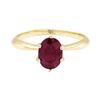 Image 2 : 14KT Yellow and White Gold 1.89 ctw Ruby Ring