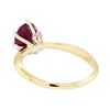 Image 3 : 14KT Yellow and White Gold 1.89 ctw Ruby Ring