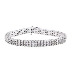14KT White Gold 4.00 ctw Diamond Tennis Bracelet