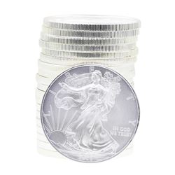 Roll of (20) 2008 $1 American Silver Eagle Brilliant Uncirculated Coins