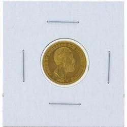 1895 Sweden 10 Kronor Gold Coin