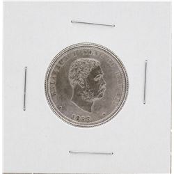 1883 Kingdom of Hawaii Quarter Coin