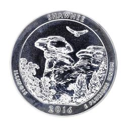 2016 5oz Silver ATB Shawnee Illinois Silver Coin
