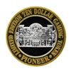 .999 Silver Pioneer Hotel & Gambling Hall $10 Casino Limited Edition Gaming Toke