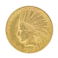 1913 $10 Indian Head Eagle Gold Coin