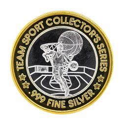 .999 Silver Flamingo Hilton $10 Casino Limited Edition Gaming Token