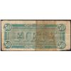 Image 2 : 1864 $50 Confederate States of America Note