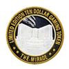 Image 1 : .999 Silver The Mirage Las Vegas, Nevada $10 Casino Gaming Token Limited Edition