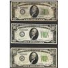 Image 1 : Lot of 1928B & 1934 $10 Federal Reserve Notes